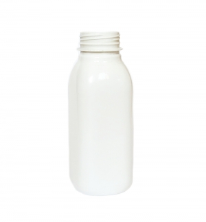 FLACON PET 0.30L PATRAT ALB 