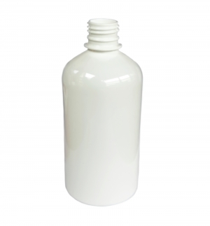 FLACON PET 0.5L CILINDRIC  ALB 