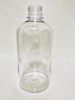 FLACON PET 0.5L CILINDRIC CLAR