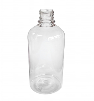 FLACON PET 0.5L CILINDRIC CLAR