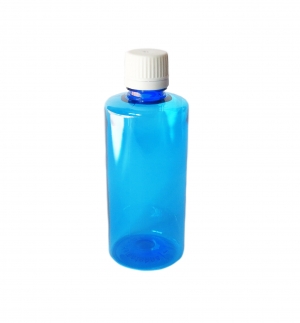 FLACON PET 100ML N ALBASTRU CU CAPAC