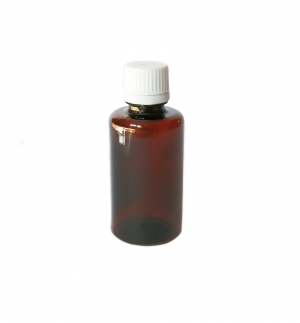FLACON PET 50ML BRUN CU CAPAC
