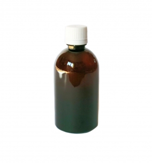 FLACON PET 100ML BRUN CU CAPAC