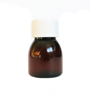 FLACON PET 25ML CHIM BRUN CU CAPAC
