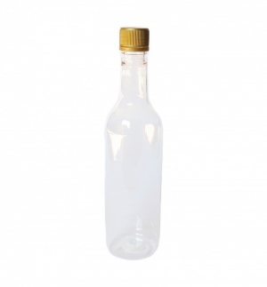 FLACON PET 200ML ALC CLAR CU CAPAC