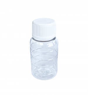 FLACON PET 50ML CHIM PG CLAR CU CAPAC